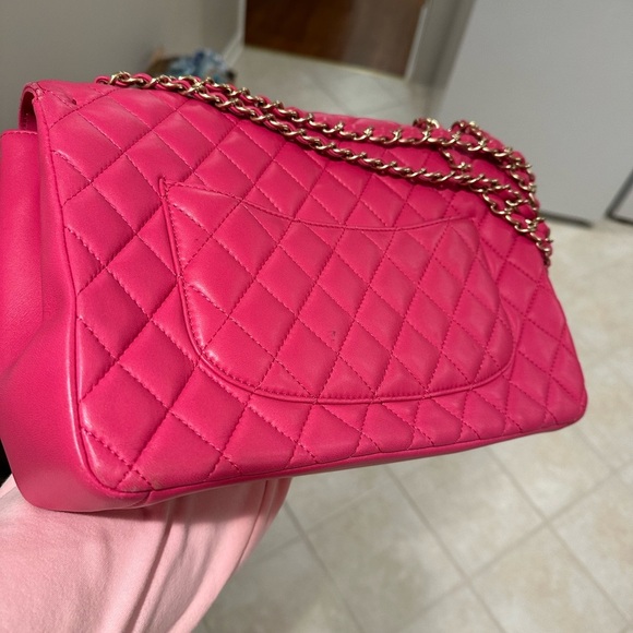 Chanel Fuchsia Quilted Shoulder Bag - Picture 12 of 12